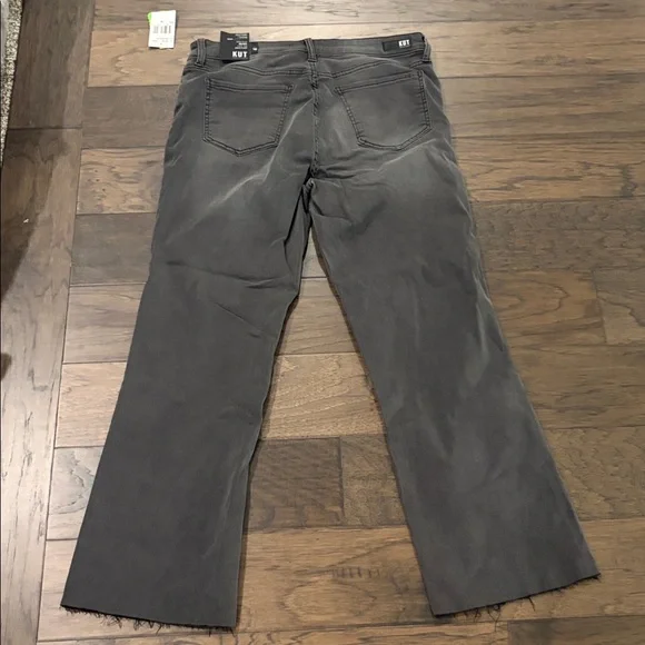 New With Tags Kut From the Kloth Kelsey High Rise Fab Ab Ankle Flare Jeans Sz 10 - Picture 4 of 8
